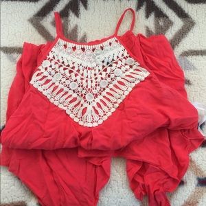 Pink spring dress size Large